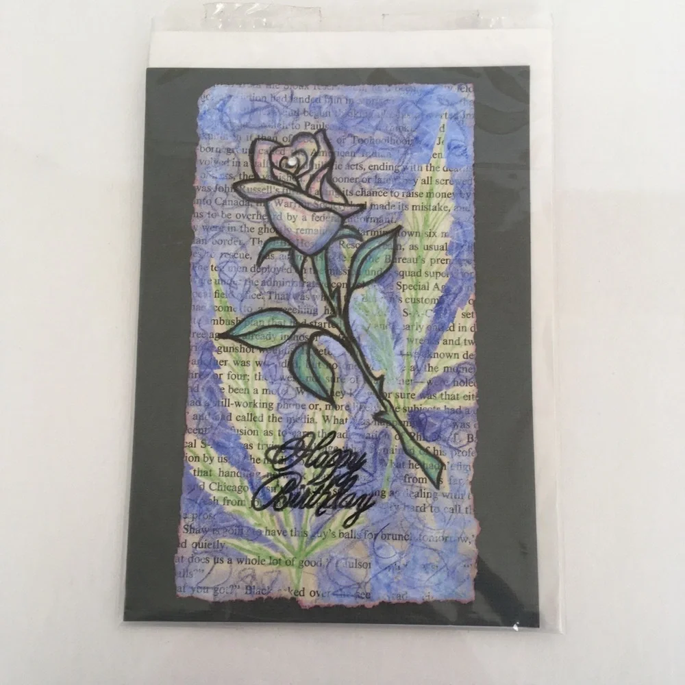 Handmade Cannabis Marijuana Greeting Cards Set of2